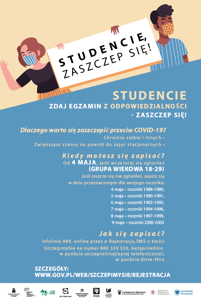 Szczepienia studenckie_plakat